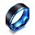 voordelige Herenringen-Heren Ring Diverse Kleuren Blauw Roestvast staal Wolfraamstaal Rond Cirkelvorm Geometrische vorm Gepersonaliseerde Standaard Eenvoudige Stijl Feest Vuosipäivä Sieraden
