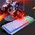 preiswerte Maus-Tastatur-Kombi-usb-Gaming-Hintergrundbeleuchtung Tastenbeleuchtung Tastatur und 2500dpi Cracken Maus 2 Stücke Kit