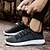 cheap Men&#039;s Sneakers-Men&#039;s Tulle Spring / Fall Comfort Sneakers Walking Shoes Black / White / Khaki / Athletic / Lace-up
