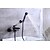levne Vanové baterie-Vanová baterie - Moderní Olejem leštěný bronz Nástěnná montáž Keramický ventil Bath Shower Mixer Taps / Mosaz / Single Handle dva otvory