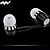 levne Sluchátka-V uchu Kabel Sluchátka Plastický Sport a fitness Sluchátko s mikrofonem / S ovládáním hlasitosti Sluchátka