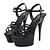 cheap Women&#039;s Sandals-Women&#039;s Shoes Leatherette Summer / Fall Comfort / Novelty / Light Soles Sandals Stiletto Heel Buckle White / Black / Club Shoes / Wedding