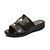 preiswerte Damensandalen-Damen Sandalen Komfort Club-Schuhe Frühling Sommer Lackleder Normal Kleid Strass Niedriger Absatz Schwarz Rot Blau 2,5 - 4,5 cm