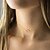 cheap Necklaces-Women&#039;s Choker Necklace Double Ladies Basic Alloy Gold Silver Necklace Jewelry For Wedding Party Anniversary Birthday Graduation Gift