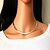 preiswerte Halsketten-Damen Halsketten damas Einfach Simple Style Aleación Golden Silber Modische Halsketten Schmuck 1pc Für Alltag Normal