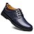 olcso Férfi fűzős bőrcipők-Férfi Félcipők Formális cipők Kényelmes cipők Esküvő Hétköznapi Hivatal és karrier Gyalogló Szintetikus Fekete Tengerészkék Barna Ősz Nyár / Kombinált / EU40