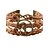 cheap Men&#039;s Bracelets-Men&#039;s Women&#039;s Plaited Wrap Twisted ID Bracelet Wrap Bracelet Leather Bracelet Leather Bird Friends Animal Unique Design Bracelet Jewelry Brown / Gold For Party Daily Casual