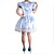 cheap Men&#039;s &amp; Women&#039;s Halloween Costumes-Princess Fairytale Cosplay Costume Party Costume Women&#039;s Halloween Carnival Festival / Holiday Polyester Outfits Blue / White Patchwork