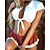 economico Body sexy-Per donna Completo intimo Costumi A quadri Costumi Cosplay Misto cotone Bianco / Erotico / Poliestere