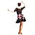 Χαμηλού Κόστους Latin Ρούχα Χορού-Λάτιν Χοροί Τούτους &amp; Φούστες Γυναικεία Επίδοση Δαντέλα / Τούλι / Βελούδο Δαντέλα Φυσικό Φούστα