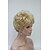 cheap Synthetic Trendy Wigs-Synthetic Wig Curly Curly Wig Blonde Short Blonde Synthetic Hair Women&#039;s Blonde