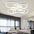 cheap Ceiling Lights-106 cm Ceiling Light LED Geometric Shapes Flush Mount Lights Metal Acrylic Painted Finishes Modern 220V 110V / CE Certified