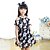 cheap Casual Dresses-Kids Little Girls&#039; Dress Floral Daily Holiday Going out White Black Blushing Pink Short Sleeve Floral Dresses Summer Regular Fit