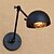 abordables Lampes à Bras Articulé-Rétro Rustique Lumières de bras oscillant Métal Applique murale 110-120V 220-240V 4 W / E26 / E27