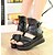 cheap Women&#039;s Sandals-Women&#039;s Sandals Comfort Casual PU Black