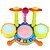 tanie Instrumenty zabawkowe-Oświetlenie LED Perkusja Perkusja Bębenek Metalowy Plastik Na Dla dzieci Dla chłopców Dla dziewczynek