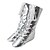 cheap Jazz Shoes-Women&#039;s Dance Shoes PU Jazz Shoes Boots Flat Heel Non Customizable Gold / Silver / Performance / EU42