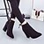 cheap Women&#039;s Boots-Women&#039;s Shoes PU(Polyurethane) Spring / Fall Slingback Boots Chunky Heel Black / Gray / Red