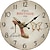 levne Rustikální Nástěnné hodiny-Starožitný Na běžné nošení retro Dřevo Kulatý Vevnitř