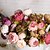 preiswerte Künstliche Blume-Künstliche Blumen 1 Ast Europäischer Stil Pfingstrosen Tisch-Blumen