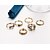 cheap Rings-Women&#039;s Gold Alloy Ladies Unusual Unique Design Wedding Party Jewelry