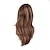 cheap Synthetic Trendy Wigs-Synthetic Wig Curly kinky Straight Deep Wave kinky straight Deep Wave Layered Haircut Asymmetrical Wig Medium Length Long Medium Brown Synthetic Hair Women&#039;s Ombre Hair Natural Hairline Dark Brown