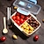 Недорогие Коробки для завтраков-1шт Ланч-боксы Пластик Прост в применении Кухонная организация