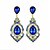 abordables Boucle d&#039;Oreille-Femme Zircon Boucle d&#039;Oreille Pendantes Dangling Dangle Goutte Mode Gemme Zirconium Strass Des boucles d&#039;oreilles Bijoux Rose / Émeraude / Bleu Roi Pour