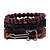 cheap Bracelets-Men&#039;s Women&#039;s woven Leather Bracelet Leather Ladies Fashion Bracelet Jewelry Rainbow For Wedding Party Sports