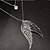 cheap Necklaces-Women&#039;s Synthetic Diamond Pendant Necklace Wings Fashion Chrome Silver Necklace Jewelry For Gift Daily Casual