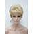 cheap Synthetic Trendy Wigs-Synthetic Wig Curly Curly Wig Blonde Short Blonde Synthetic Hair Women&#039;s Blonde