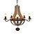 cheap Candle-Style Design-QINGMING® 5-Light 40 cm Mini Style / Designers Pendant Light Metal Painted Finishes Rustic / Lodge / Retro 110-120V / 220-240V