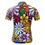 cheap Women&#039;s Cycling Clothing-JESOCYCLING Women&#039;s Short Sleeve Cycling Jersey Floral Botanical Bike Jersey Mountain Bike MTB Road Bike Cycling Breathable Quick Dry Back Pocket Sports Clothing Apparel / Stretchy / Sweat-wicking
