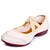 baratos Ténis de Dança-Mulheres Sapatos de Dança Moderna Têni Salto Baixo Lona Branco / Preto / Vermelho