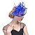 billige Fascinators-Tyl / Fjer Kentucky Derby Hat / fascinators / Hovedtøj med Blomster 1 stk Bryllup / Speciel Lejlighed / Hesterace Medaljon