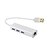 ieftine Huburi &amp; switch-uri USB-10/100 / 1000Mbps Ethernet adaptor de rețea LAN cu 3 porturi USB 2.0 / 3.0 hub pentru laptop pc macbook