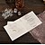preiswerte Hochzeitseinladungen-Seitlich gefaltet Hochzeits-Einladungen Einladungskarten Moderner Stil Perlen-Papier Schleifenband Spitzen