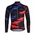 preiswerte Herrenbekleidungs-Sets-Fastcute Herren Damen Radtrikot mit Radhose lang Trägern fahrradbekleidung Langarm Winter Schwarz Modisch Fahhrad Sportkleidung Vlies Silikon Lycra warm halten Fleece-Futter 3D-Pad Atmungsaktiv