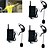 abordables Auriculares para casco de moto-3pcs 2017 auriculares del dúplex del interphone del árbitro del bluetooth del intercomunicador de la motocicleta del vnetphone