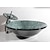 voordelige Waskommen-Badkamer Wastafel Hedendaagse - Gehard Glas Rond Vessel Sink