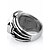 abordables Anillos de hombre-Hombre Anillo de declaración Anillo Anillo de sello Blanco Dorado Titanio Acero Forma de Círculo Personalizado Punk Rock Regalos de Navidad Fiesta Joyas Anillos de la escuela secundaria Clase