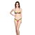 cheap Women&#039;s Swimwear &amp; Bikinis-Women&#039;s Bandeau Animal Halter Neck Yellow Red Blue Bikini Swimwear Swimsuit - Leopard Yellow