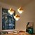olcso Sziget lámpák-északi Európa egyszerűség modern fából függő könnyű fém árnyékoló nappali étkező kávézó világítás