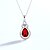 cheap Necklaces-Women&#039;s Pendant Necklace Crystal Unique Design Fashion Euramerican Red Pink Dark Green Necklace Jewelry For Party Evening Party