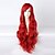 olcso Peruki do cosplay w stylu anime-Cosplay Cosplay Cosplay Wigs Women&#039;s 34 inch Heat Resistant Fiber Red Anime Wig
