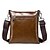 cheap Crossbody Bags-Men&#039;s Bags PU Leather Shoulder Messenger Bag Crossbody Bag Solid Colored Leather Bag Event / Party Formal Office &amp; Career Black Blue Khaki Brown