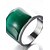 זול טבעות-טבעת הצהרה טבעת For בגדי ריקוד גברים מתנות חג מולד מפלגה אירוע מיוחד פלדת טיטניום