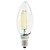 cheap LED Filament Bulbs-BRELONG 4 pcs E14 4W Dimmable LED Filament Light Bulb AC 220V White/Warm White