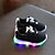 abordables Zapatillas de niño-Chico Zapatos PU Primavera Verano Confort Zapatillas de Atletismo Con Cordón LED Para Deportivo Casual Blanco Negro Rosa