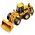 abordables Camions et véhicules de chantier jouets-H1 / Hua Yi Camion Excavateur Chargeur Sur Pneus Camions Véhicules de Construction Petites Voiture Véhicules en Métal Plastique Enfant Garçon Fille Jouet Cadeau
